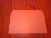 Koperta na listy biała papierowa czysta PRL Vintage nieużywana 1 szt