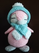 Pani pingwin - maskotka ręcznie robiona