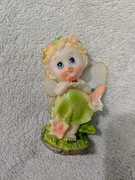 Kolorowa błyszcząca brokatowa figurka anioł aniołek elf