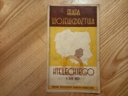 Mapa województwa kieleckiego 1: 500 000 z 1965