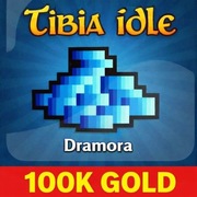 Tibia Idle Dramora 100k gold złoto od Gracza!