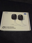 AOQEE Kamera 2K 3MP 2szt IP65 WiFi Wewnętrzna Zewnętrzna Alarm App