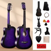 Gitara akustyczna 38 calowa,,fiolet matowa,,