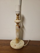 Duża lampa z onyksu, stan bardzo dobry