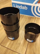 Mufy Lindab 100 mm nowe czarne