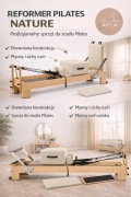 Reformer Nature AYLA profesjonalny Reformer Premium do studia pilates