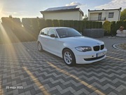 BMW seria I 2009 biały szyberdach