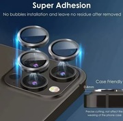 Szkiełko ochronne aparat IPhone 14/15/16 pro 3x tylni aparat 