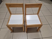 Dwa krzesełka dziecięce. Ikea.