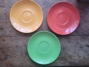 Kolorowe talerzyki 15 cm SABA 3x