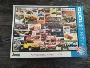 Puzzle Eurographics 1000 elementów - pojazdy Jeep