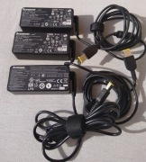 3 szt. zasilacz ładowarka Lenovo 45W 2,25A Slim Tip oryginalny