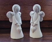 Aniołek z gipsu aniołki gipsowe 9 cm wysokości 