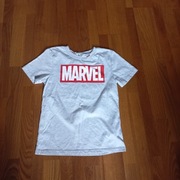 Bluzka,koszulka, t-shirt z napisem Marwel 8-10 lat 134-140 HM