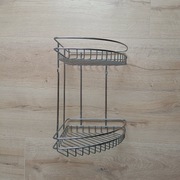 Półka łazienkowa narożna, pod prysznic