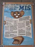 Miś oryginalny plakat Cieślak poster PRL vintage