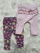 Spodnie niemowlęce zestaw dla dziewczynki