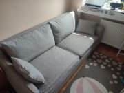 Sofa 3 osobowa szara 210x100x76
