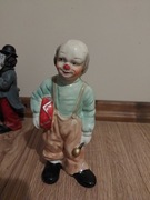 Klaun figurka porcelanowa "Grajek"