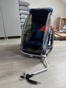 Przyczepka rowerowa Qeridoo Sportrex 1 amortyzacja pompowane koła