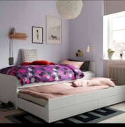 IKEA LUROY SLAT łóżko podwójne 2w1 90x200 cm