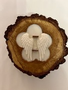 Świeca sojowa w drewnie ANGEL