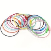 karabińczyk zapięcie brelok stal nierdzewna kolorowe skręcane końcówki