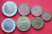 Zestaw Euro  Niemcy  2002 F  Zestaw euro  7 sztuk    stan  !!
