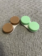 Soczewki kontaktowe L + R etui do prechowywania