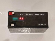 Akumulator 12V 24Ah 264Wh 18650 Li-ion 3s7p + wskaźnik