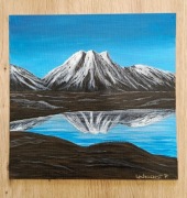 Obraz Akryl Szkocja Góry 25x25cm | Rękodzieło