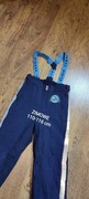 Spodnie bryczesy zimowe Horze z szelkami 110-116 cm, dzieci 5-6 lat