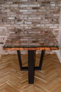 Stół drewniany, loftowy do salonu na wymiar. 