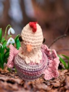 Ozdoba świąteczna kurka