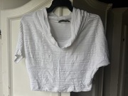 Luźna bluzka marszczona Elemente Clemente S, biała