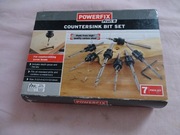 Zestaw nawiertaków pogłębiaczy do drewna Powerfix
