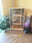 Klatka drewniana dla koszatniczki szynszyla .