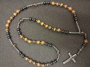 Różaniec z kamieni naturalnych