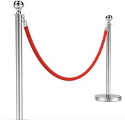 Zestaw 4 szt statywów, barierki