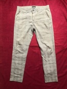 spodnie VISTULA męskie r.L szare w kratkę