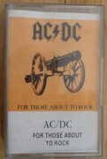 Kaseta magnetofonowa AC/DC – For Those About To Rock (We Salute You)