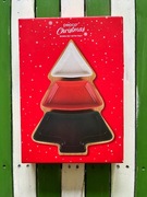 Świąteczne miseczki z tacką - CHOINKA - zestaw