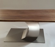 Stół z podstawą nierdzewną "LUNA" ekskluzywna 