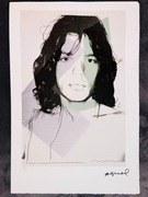 Litografia - portret Micka Jaggera - Andy Warhol