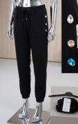 Sabra piękne joggersy L-XL 44 46 kryształki 
