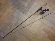 Zestaw okoniowy wędka + koł. DAIWA Ultra Light 1,98m 0,5-8g