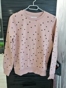 Bluza w czarne serca S