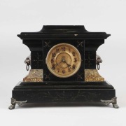 Zegar stolowy kominkowy gabinetowy  art deco PRL 