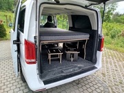 Zabudowa kamper, łóżko do busa Mercedes Vito, viano
