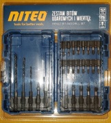 NITEO ZESTAW BITÓW UDAROWYCH I WIERTEŁ 26el.
